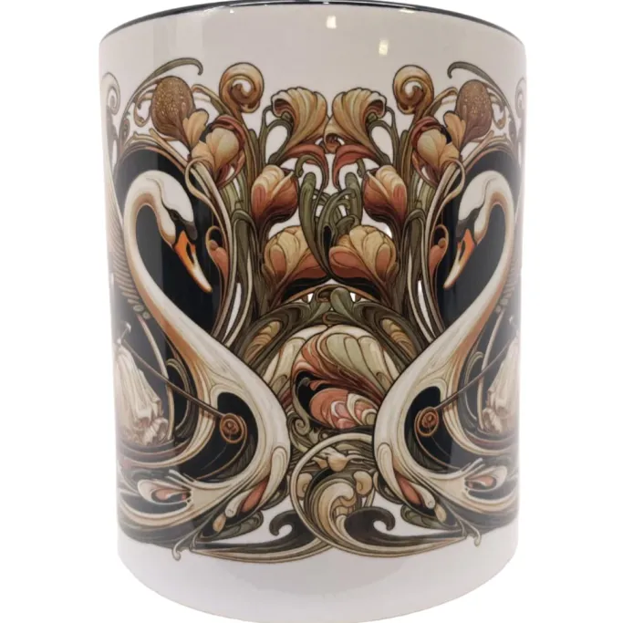 Oakhart Industries Steampunk Art Nouveau Pedalo Mug Art024