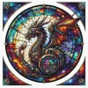 Oakhart Industries Steampunk Black Dragon Coaster Art040