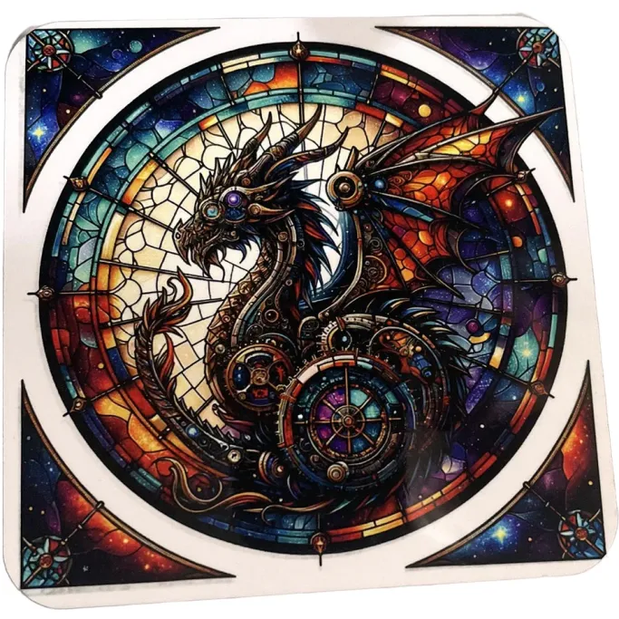 Oakhart Industries Steampunk Black Dragon Mug Art030