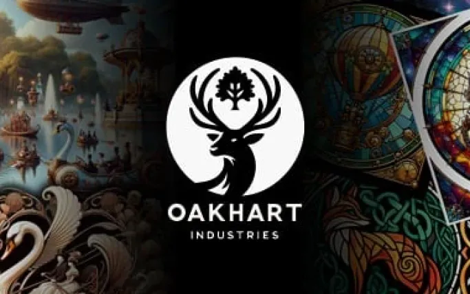 Oakhart Industries Steampunk Black Dragon Mug Art030