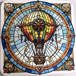 Oakhart Industries Steampunk Classic Air Balloon Art029