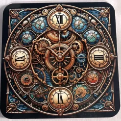 Oakhart Industries Steampunk Clock Mug Art027