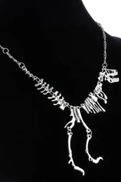 Gothic and Steampunk Jewellery Steampunk Dinosaur Skeleton Necklace
