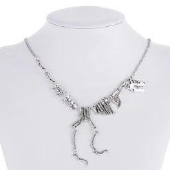Gothic and Steampunk Jewellery Steampunk Dinosaur Skeleton Necklace