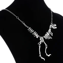 Gothic and Steampunk Jewellery Steampunk Dinosaur Skeleton Necklace