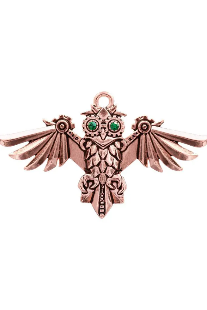 Engineerium Steampunk Aviamore Owl Pendant