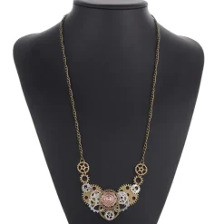 Gothic and Steampunk Jewellery Steampunk Gears Necklace