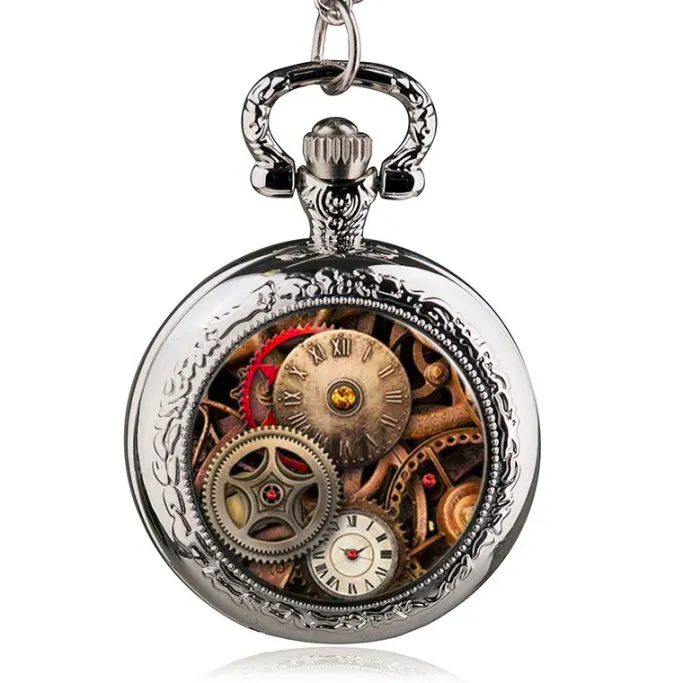 Pocketwatches Steampunk Gears Pocket Watch