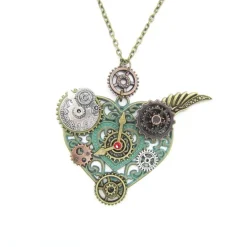 Gothic and Steampunk Jewellery Steampunk Heart Necklace