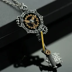 Gothic and Steampunk Jewellery Steampunk Key Necklace