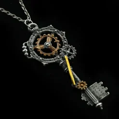 Gothic and Steampunk Jewellery Steampunk Key Necklace