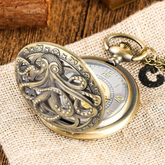 Pocketwatches Steampunk Octopus Pocket Watch