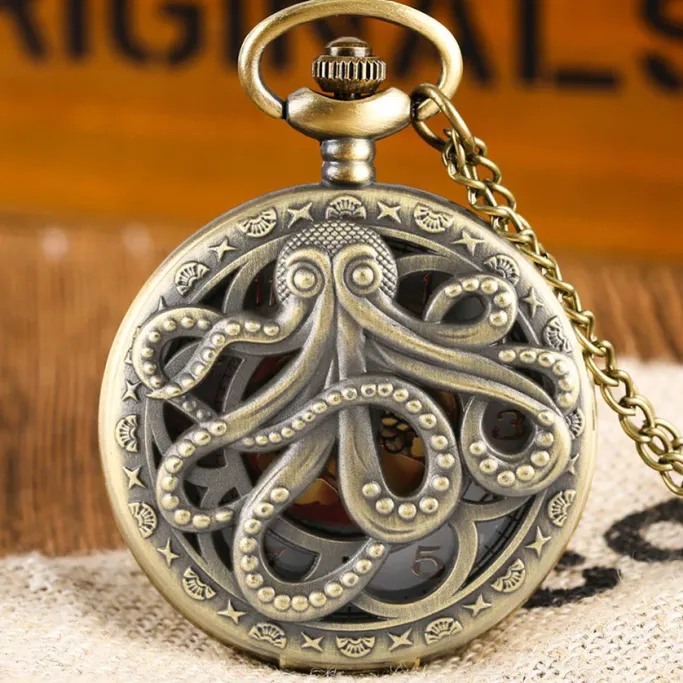 Pocketwatches Steampunk Octopus Pocket Watch