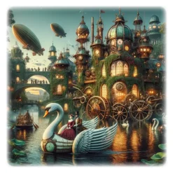 Oakhart Industries Steampunk Pedalo Mug Art018
