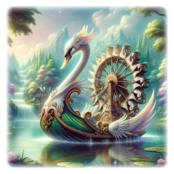 Oakhart Industries Steampunk Pedalo Mug Art019