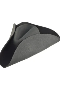 Euro Accessories Steampunk Pirate Felt Tricorn Hat