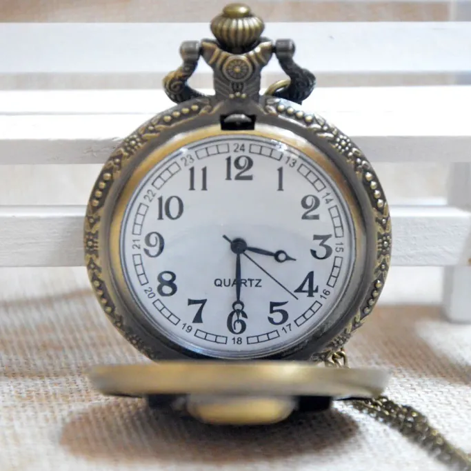 Pocketwatches Steampunk Pirate Pocket Watch Black