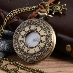 Pocketwatches Steampunk Pocket Watch Open Face Design