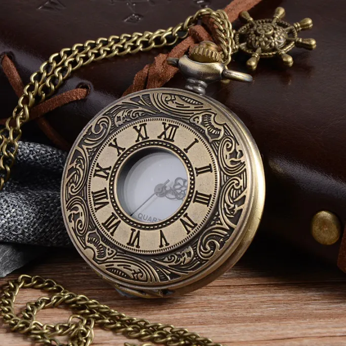 Pocketwatches Steampunk Pocket Watch Open Face Design