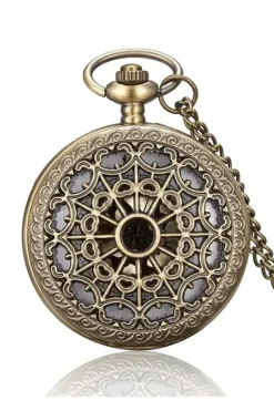 Pocketwatches Steampunk Pocket Watch with Filigree Web Design