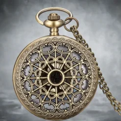 Pocketwatches Steampunk Pocket Watch with Filigree Web Design