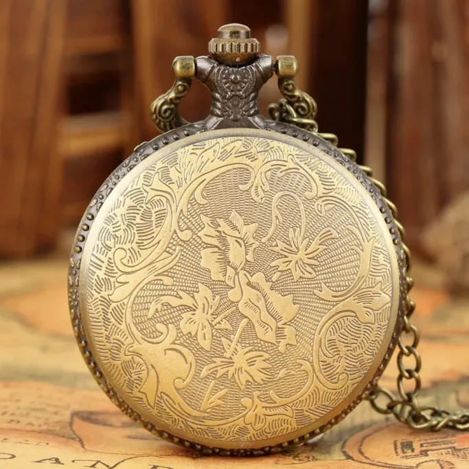 Pocketwatches Steampunk Pocket Watch with Astrolabe Zodiac Design