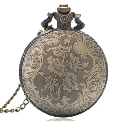 Pocketwatches Steampunk Pocket Watch with Ribcage on Necklace Chain