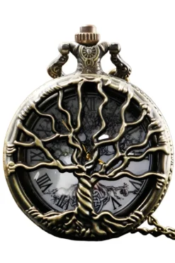 Pocketwatches Steampunk Pocket Watch with Tree of Life Design