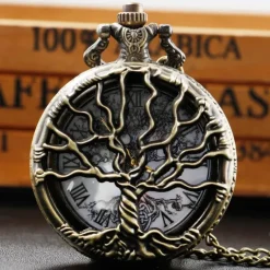Pocketwatches Steampunk Pocket Watch with Tree of Life Design