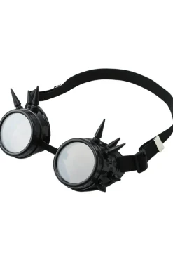 Steampunk Goggles Steampunk Spike Goggles Black