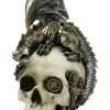 Nemesis Now Steampunk Steel Wing Dragon Skull 21cm