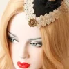 Gothic Hair Accessories Steampunk Teardrop Fascinator