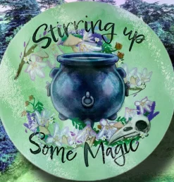 Grind Stirring Up Some Magic Circular Chopping Board