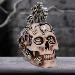 Nemesis Now Strike a Chord Steampunk Skull