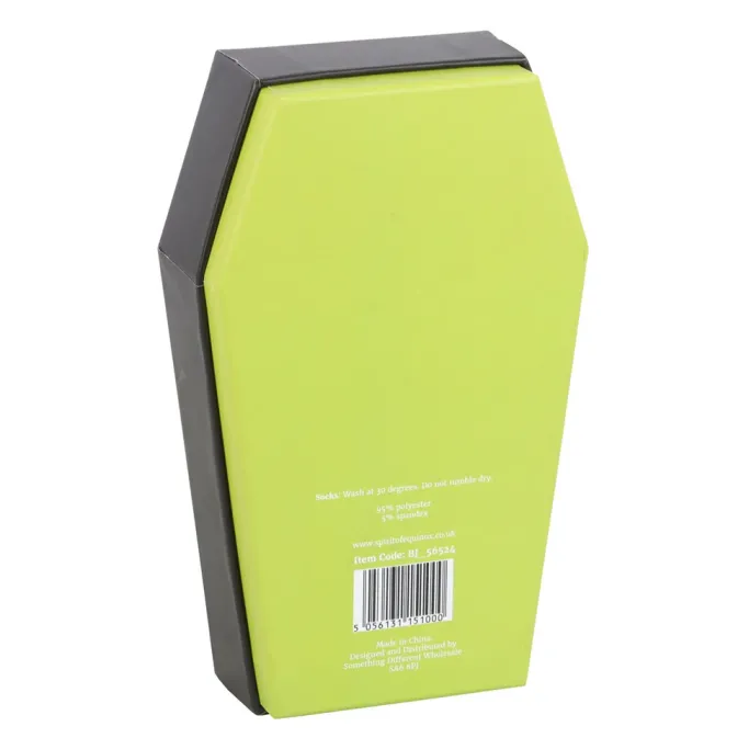 Something Different Striped Socks in Coffin Gift Box