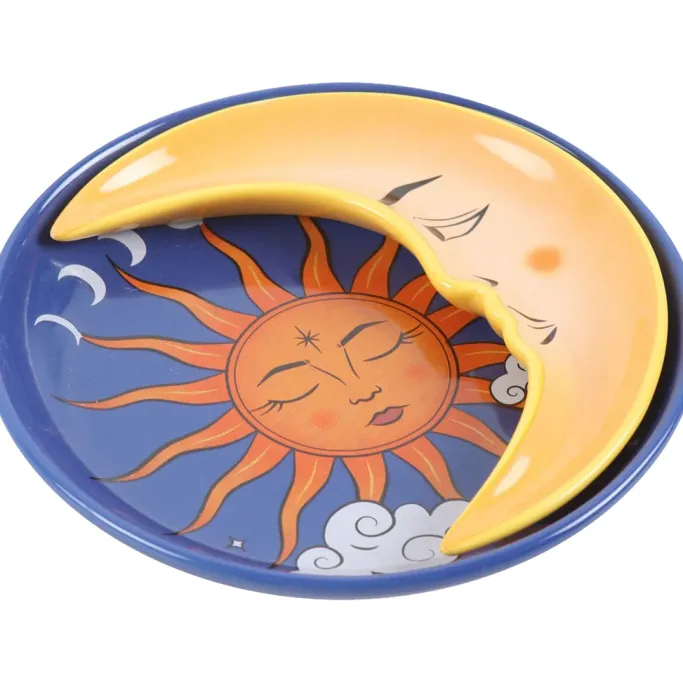 Something Different Sun and Moon Celestial Stacking Trinket Dish