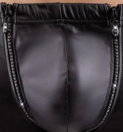 Svenjoyment Rhinestone Shorts Black