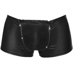 Svenjoyment Rhinestone Shorts Black