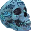 Nemesis Now Tattoo Fund Skull Blue