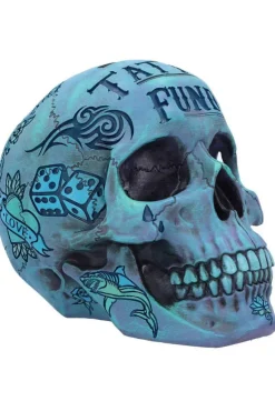 Nemesis Now Tattoo Fund Skull Blue