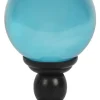 Something Different Teal Crystal Ball on Stand Large
