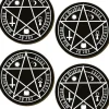 Grind The Devil Is Living In My Flesh Coaster Set