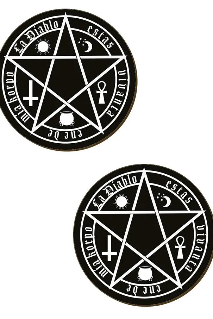 Grind The Devil Is Living In My Flesh Coaster Set