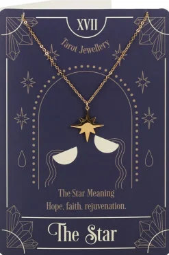 Something Different The Star Tarot Necklace on Greeting Card