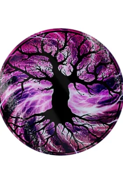 Grind The Tree Of Life Glass Chopping Board