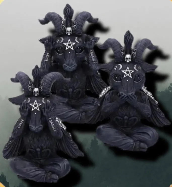 Nemesis Now Three Wise Baphoboo