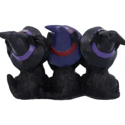 Nemesis Now Three Wise Black Cats 11.5cm