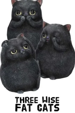Nemesis Now Three Wise Fat Cats