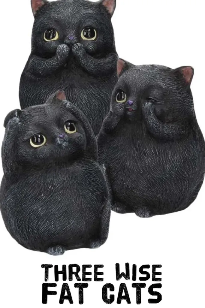 Nemesis Now Three Wise Fat Cats