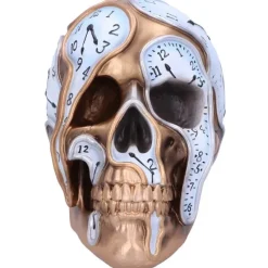 Nemesis Now Time Goes By Clock Skull